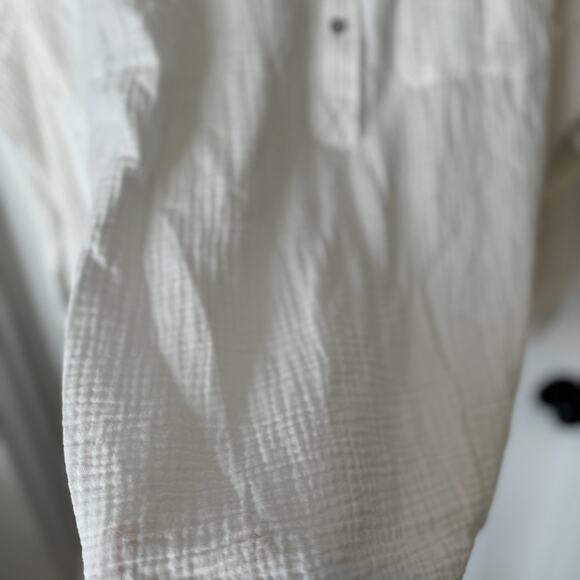 We the Free Blouse white, long-sleeved, women size small - Picture 4 of 5